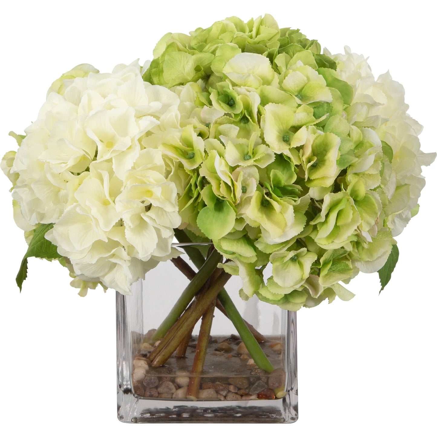 002 SI-2146911 | Primary Silo | Savannah Bouquet by Uttermost in white. Made from polyester, plastic, foam, rocks, glass in a modern style.