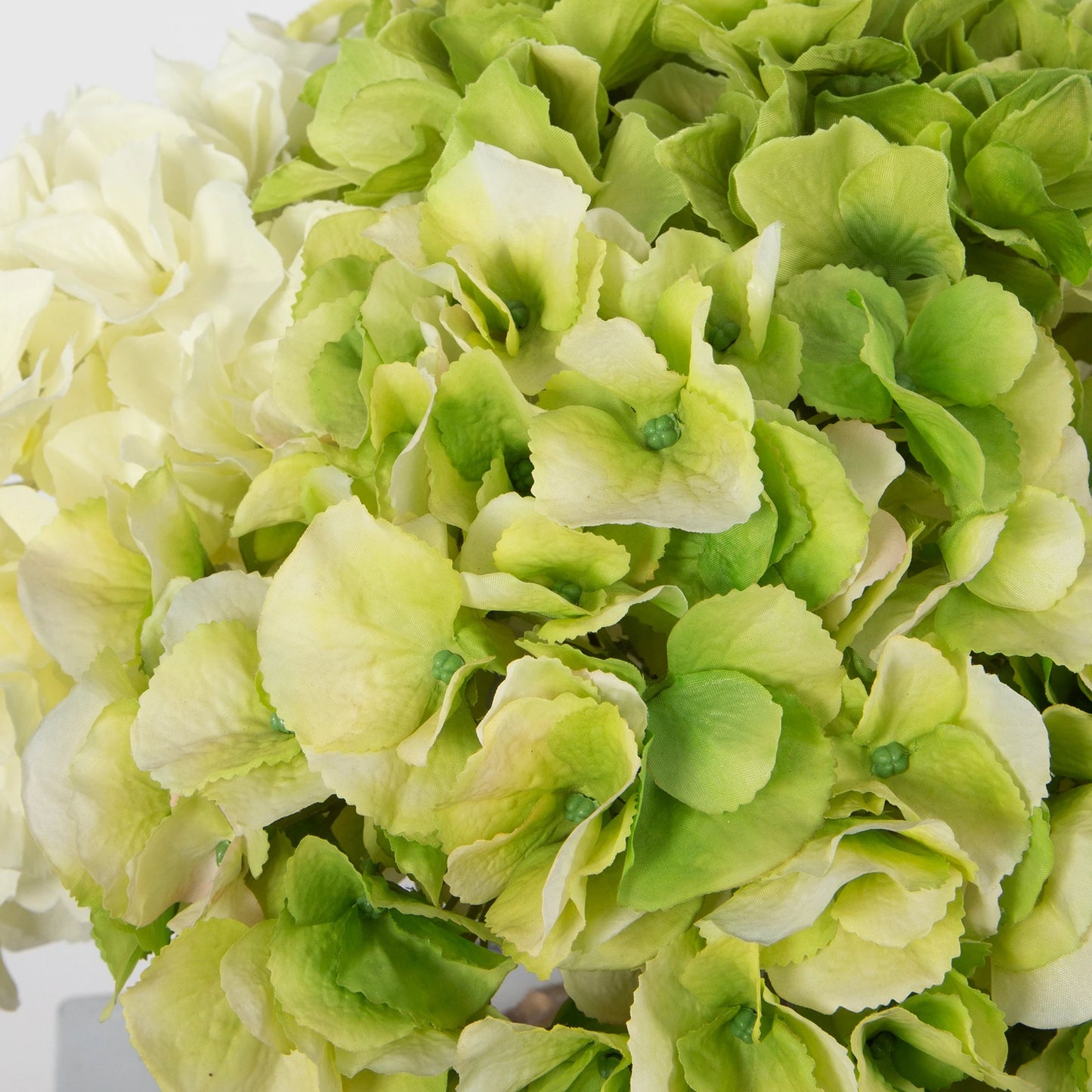 005 SI-2146911 | Closeup | Savannah Bouquet by Uttermost in white. Made from polyester, plastic, foam, rocks, glass in a modern style.