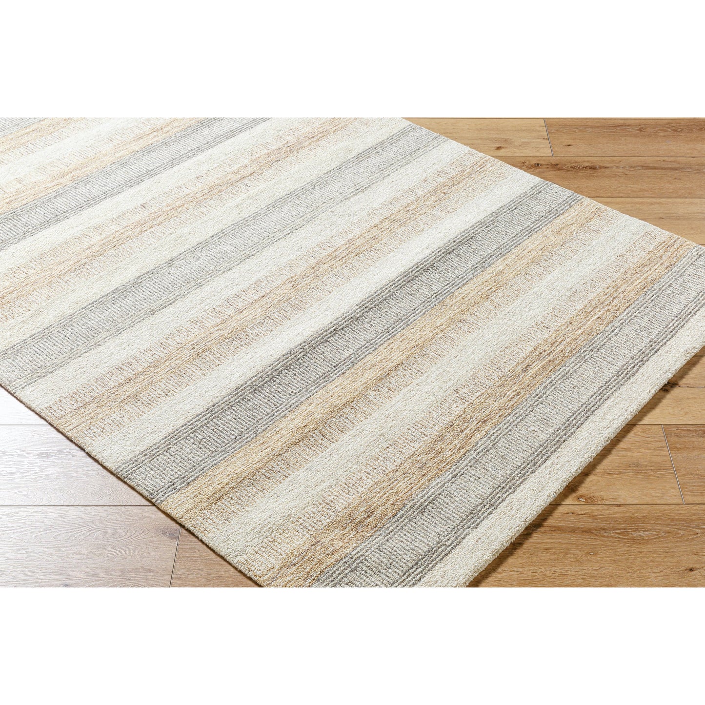 002 SI-2168048,SI-2168049,SI-2168050 | Closeup | Bournemouth Rug - 530992 by Livabliss in light silver, ash, warm grey, silver, metallic - silver. Made from wool in a unique style.