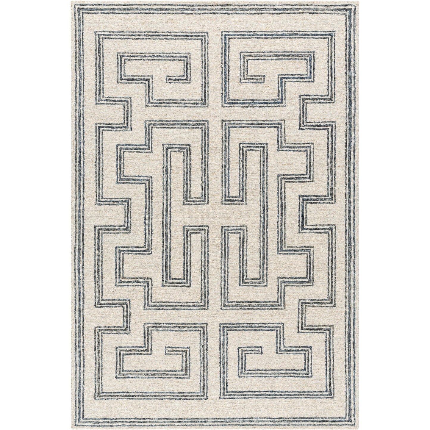 001 SI-2168063,SI-2168064,SI-2168065 | Primary Silo | Bournemouth Rug - 531040 by Livabliss in light silver, metallic - silver, sage, nickel. Made from wool in a unique style.