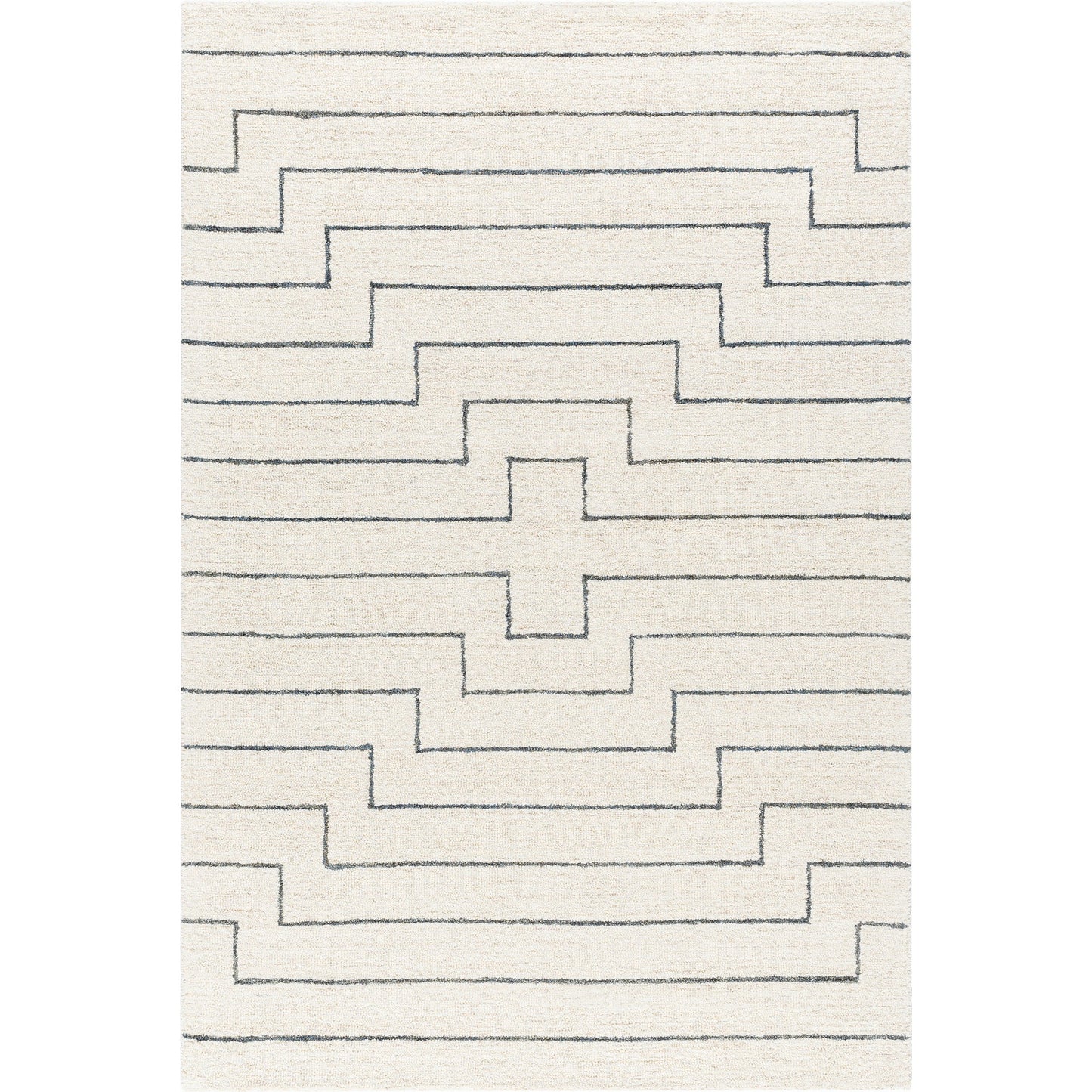 001 SI-2168072,SI-2168073,SI-2168074 | Primary Silo | Bournemouth Rug - 531064 by Livabliss in off-white. Made from wool in a unique style.