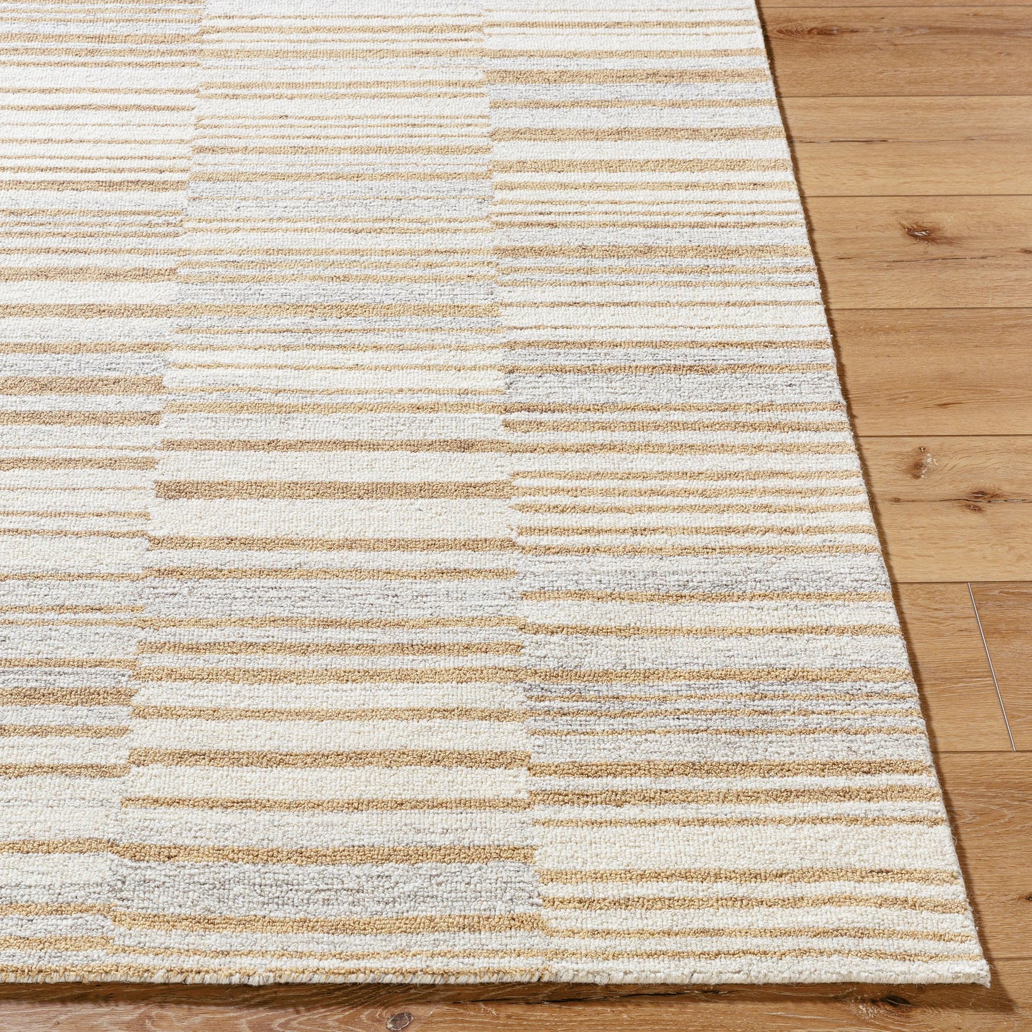 003 SI-2168081,SI-2168082,SI-2168083 | Closeup | Bournemouth Rug - 531096 by Livabliss in pearl, natural, off-white, ash, prairie dust. Made from wool in a unique style.