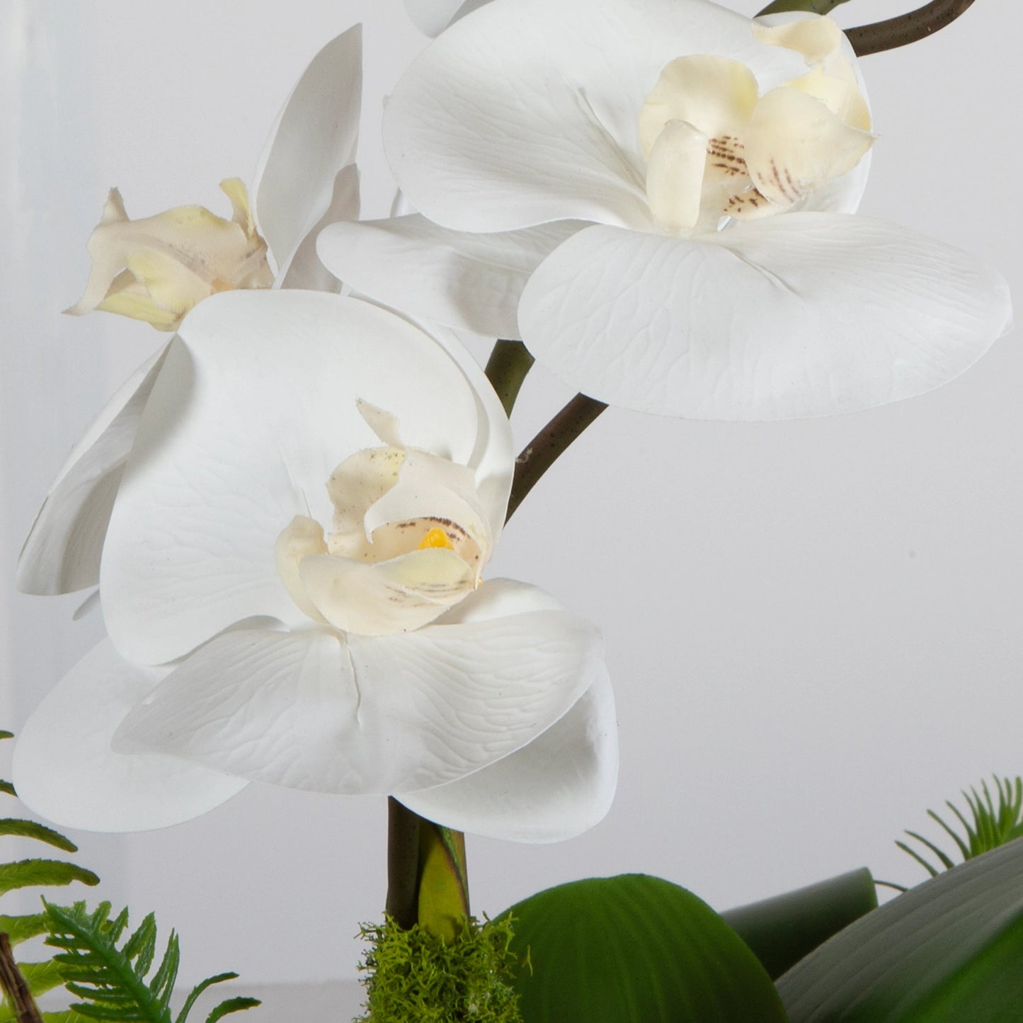005 SI-2108130 | Additional Silo | Transcend Orchid Centerpiece by Uttermost in brass. Made from poly silk, latex, aluminum, foam in a modern style.