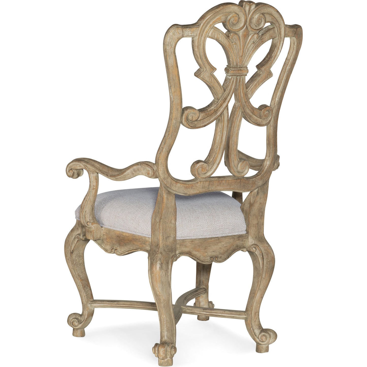 002 SI-1748596 | Additional Silo | Castella Arm Chair (Set of 2) by Hooker Furniture in beige and antique slate, natural tan. Made from fabric in a traditional style.