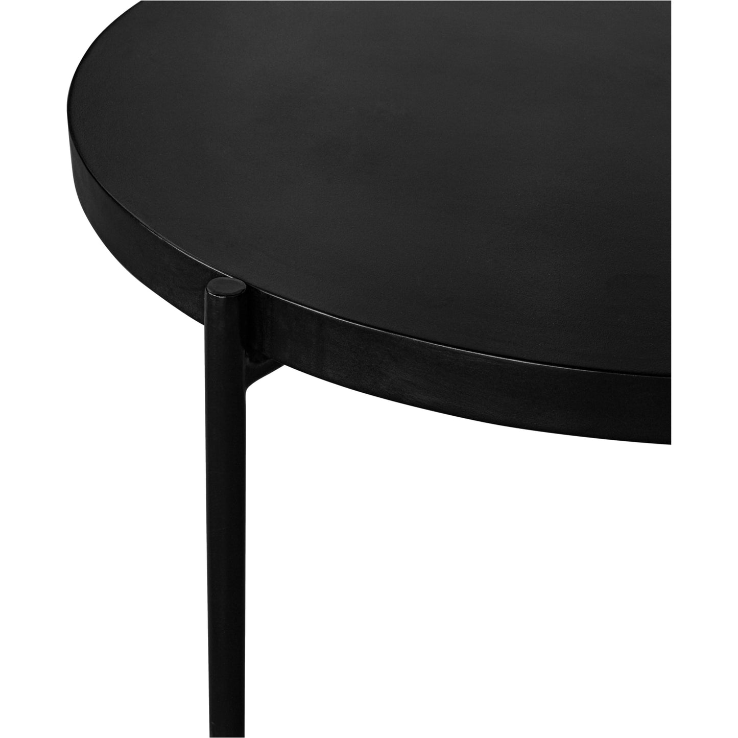003 SI-2042626 | Additional Silo | Mendez Outdoor Coffee Table by Moe's Home Collection in black. Made from concrete top, steel legs in a modern style.