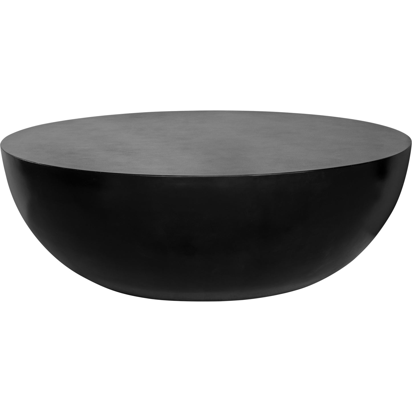001 SI-1771714 | Additional Silo | Black Minimal Drum Coffee Table by Moe's Home Collection in black. Made from fiber reinforced natural concrete in a unique style.