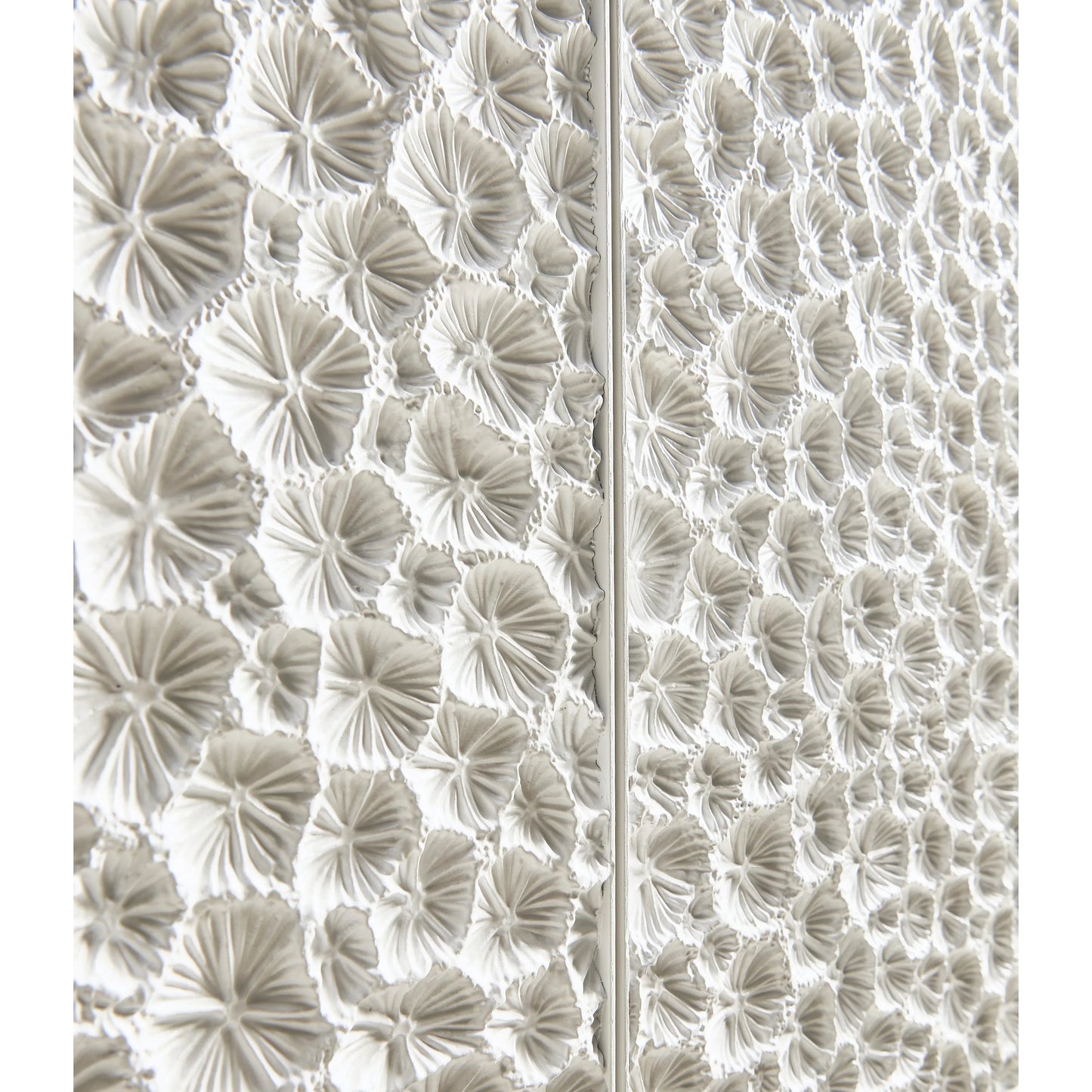 003 SI-2186267 | Closeup | Water Pelagic Cast Metal Credenza by Jonathan Charles in bleached oak. Made from oak, cast metal in a modern style.