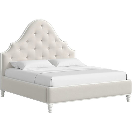 001 SI-2514195 | Primary Silo | Haven Upholstered Bed by A.R.T. Furniture in warm white. Made from unique in a transitional style.