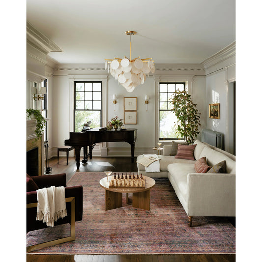 Bradbury BRU-06 Rug by Jean Stoffer x Loloi in sunset, multi. Made from 80% polypropylene, 20% polyester pile in a unique style.