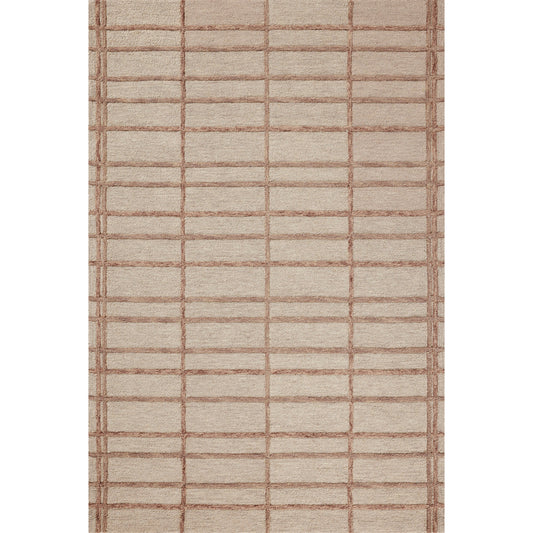 Bradley BRL-04 Rug by Chris Loves Julia x Loloi in rose, blush. Made from 100% wool in a unique style.