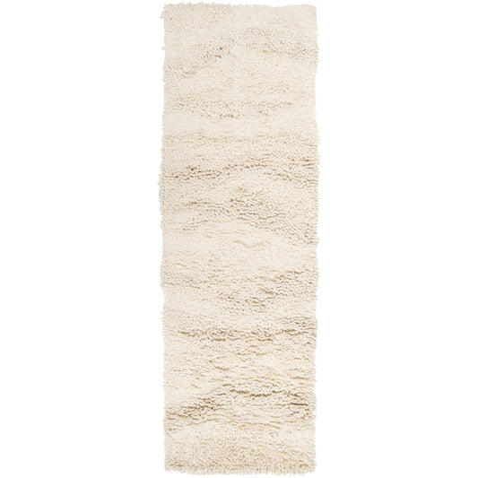 Berkley Rug - 27 by Livabliss in cream. Made from 100% new zealand wool in a unique style.