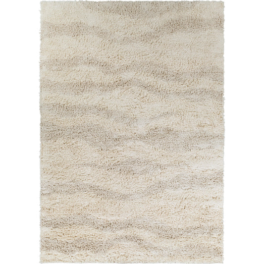 Berkley Rug - 27 by Livabliss in cream. Made from 100% new zealand wool in a unique style.