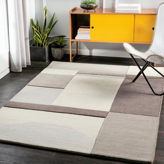 Brooklyn Rug - 26225 by Surya in beige, charcoal. Made from 100% wool in a unique style.