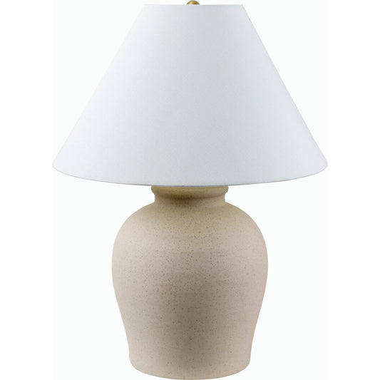 001 SI-2168105 | Primary Silo | Besson Table Lamp- 531345 by Livabliss. Made from ceramic, linen, metal, iron in a modern style.