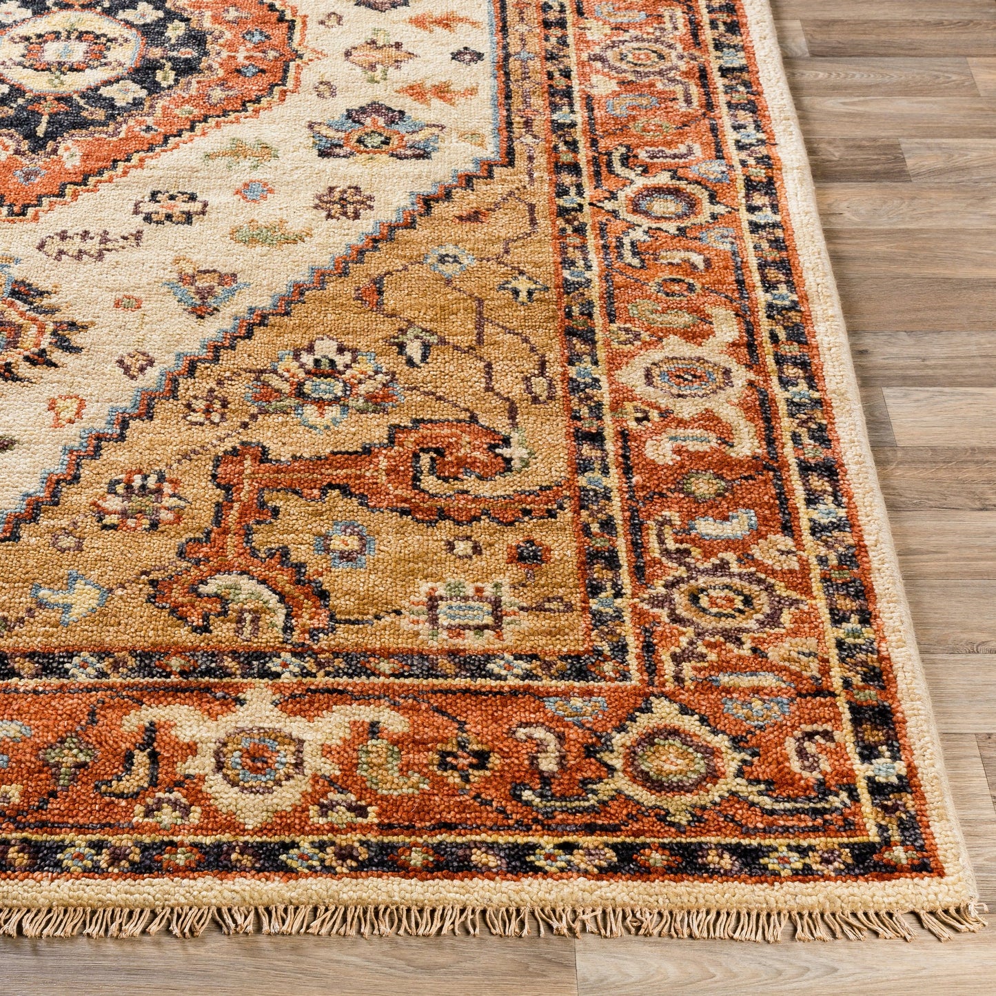 006 SI-1877790,SI-1877791,SI-1877792,SI-1877794 | Closeup | Biscayne Rug - 23598 by Surya. Made from 100% new zealand wool in a unique style.