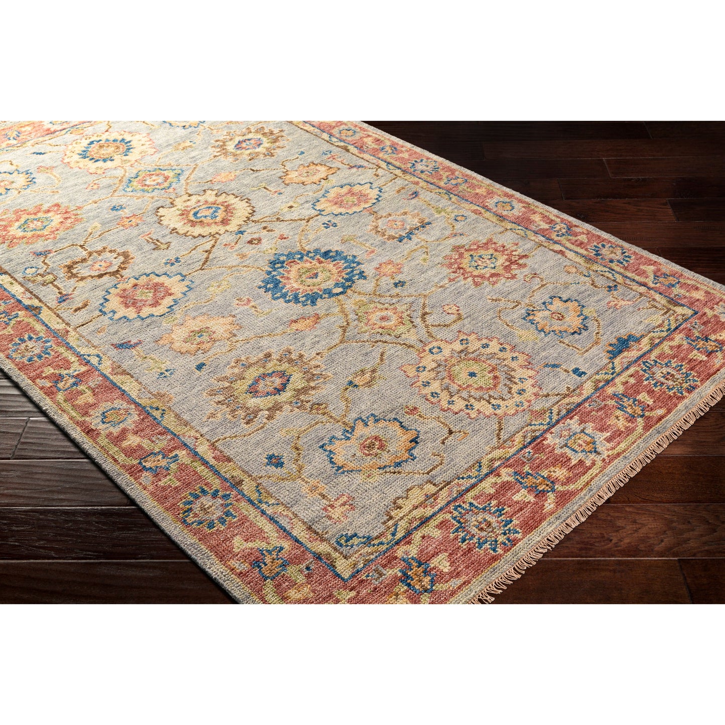 003 SI-1877800,SI-1877801,SI-1877802,SI-1877803,SI-1877804,SI-1913987 | Closeup | Biscayne Rug - 23600 by Surya in blue, olive. Made from unique in a unique style.