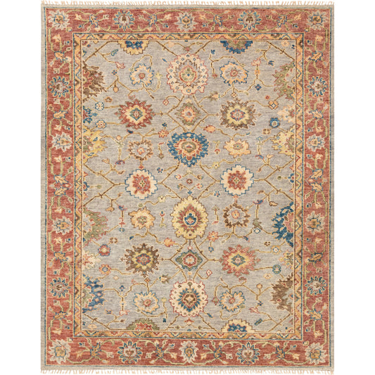 001 SI-1877804,SI-1913987 | Primary Silo | Biscayne Rug - 23600 by Surya in blue, olive, grass green, brown, bright yellow, rust. Made from unique in a unique style.