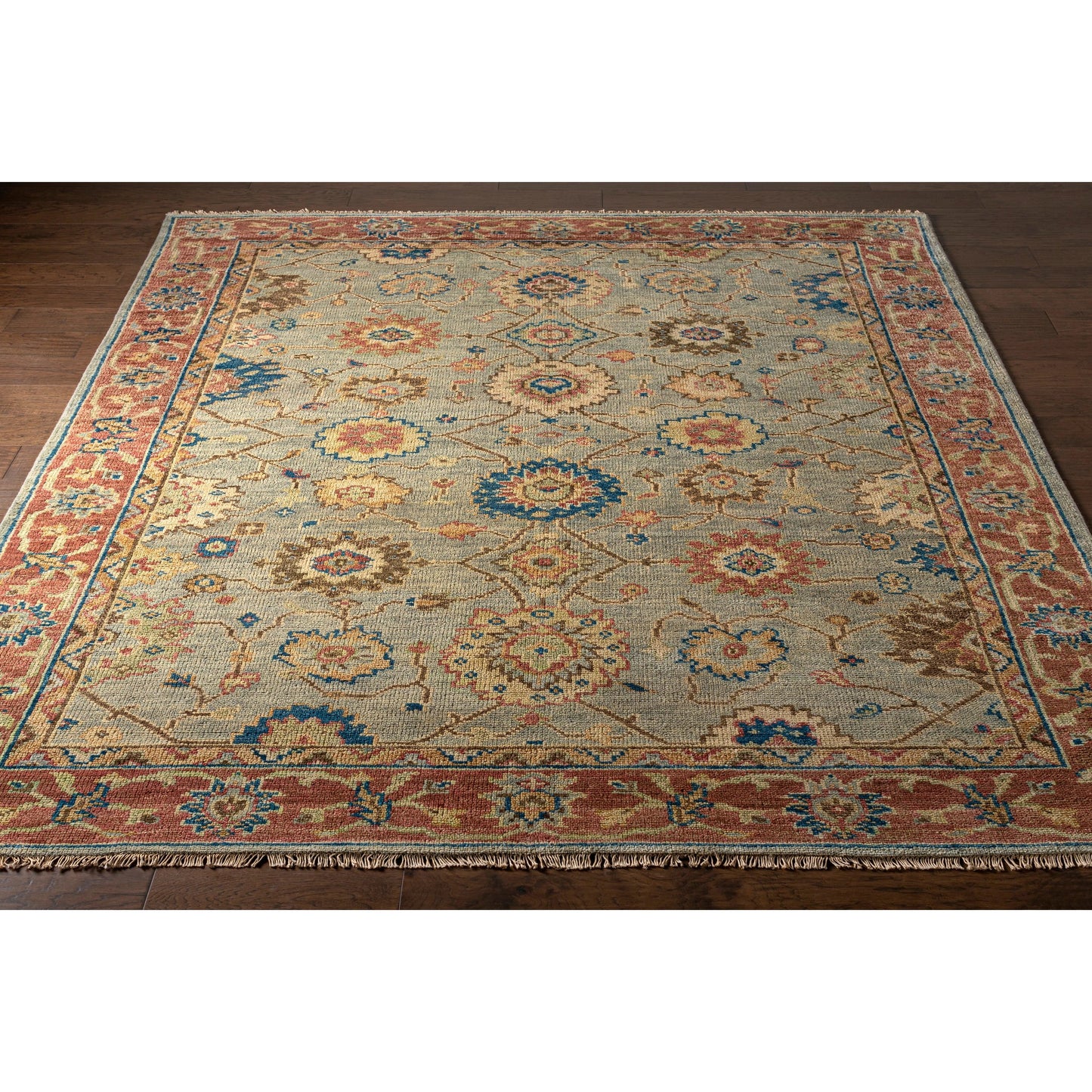 004 SI-1877800,SI-1877801,SI-1877802,SI-1877803,SI-1877804,SI-1913987 | Closeup | Biscayne Rug - 23600 by Surya in blue, olive. Made from unique in a unique style.