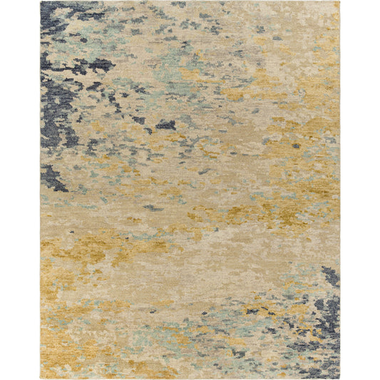 Biscayne Rug - 29394 by Surya in mustard, beige, oatmeal, medium gray, gray. Made from 100% new zealand wool in a unique style.