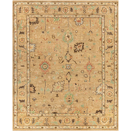001 SI-1755709 | Primary Silo | Biscayne Rug - 29591 by Surya in tan, dark brown, yellow, rose, light green, light gray. Made from 100% new zealand wool in a unique style.