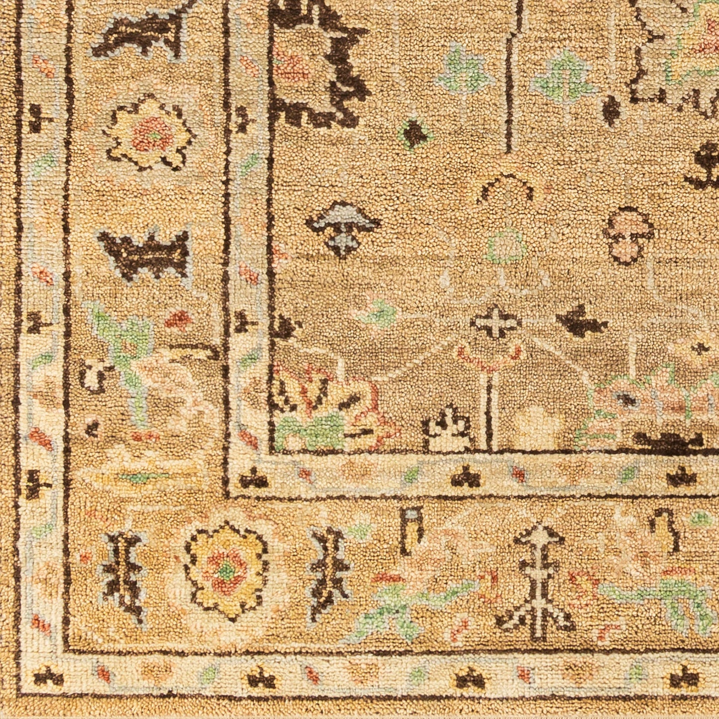 004 SI-1755706,SI-1755707,SI-1755708,SI-1755709,SI-1755710 | Closeup | Biscayne Rug - 29591 by Surya in khaki, dark brown, butter. Made from 100% new zealand wool in a unique style.