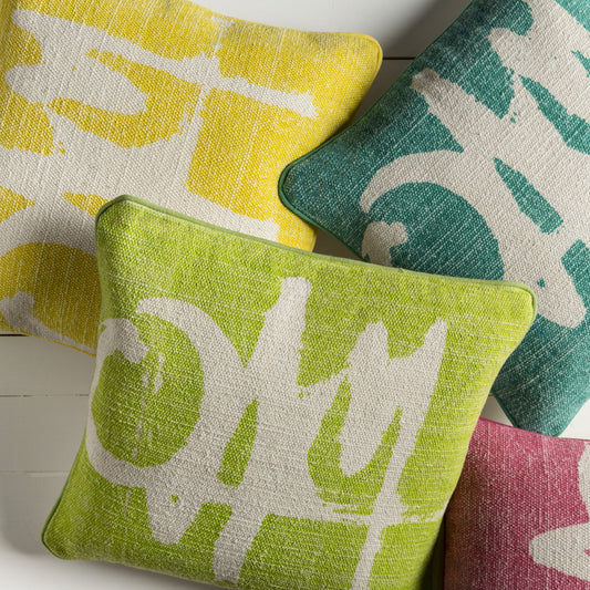 Bristle Pillow - 17442 by Surya in light gray, pink. Made from 100% cotton in a eclectic & global style.