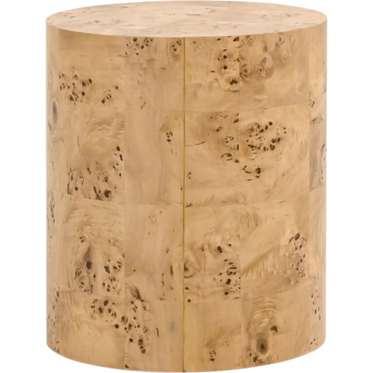 001 SI-2472599 | Primary Silo | Burl Accent Table by Essentials For Living in natural burl. Made from mdf, poplar burl veneer in a transitional style.