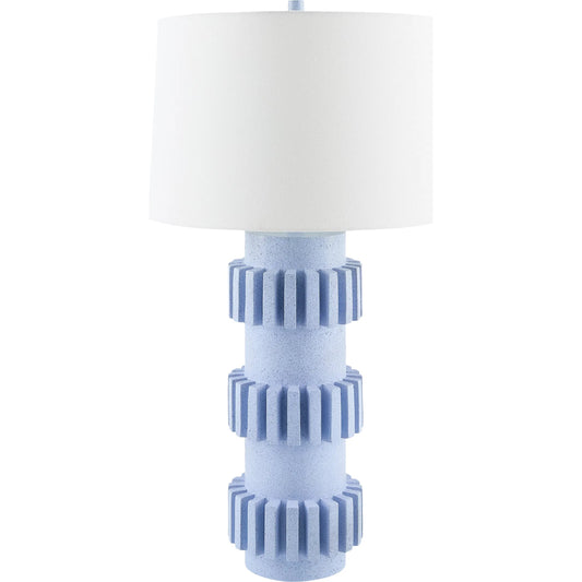 Bute Accent Table Lamp by Livabliss in painted. Made from resin, linen, plastic in a modern style.