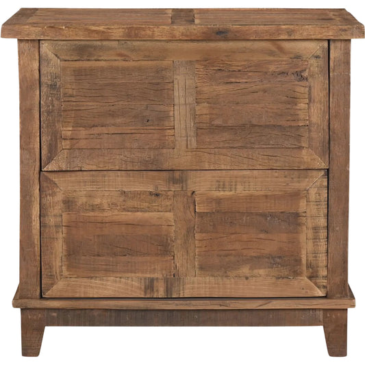 000 SI-2527872 | Primary Silo | Augusta Nightstand by Moe's Home Collection in brown. Made from reclaimed wood, railway sleeper in a unique style.