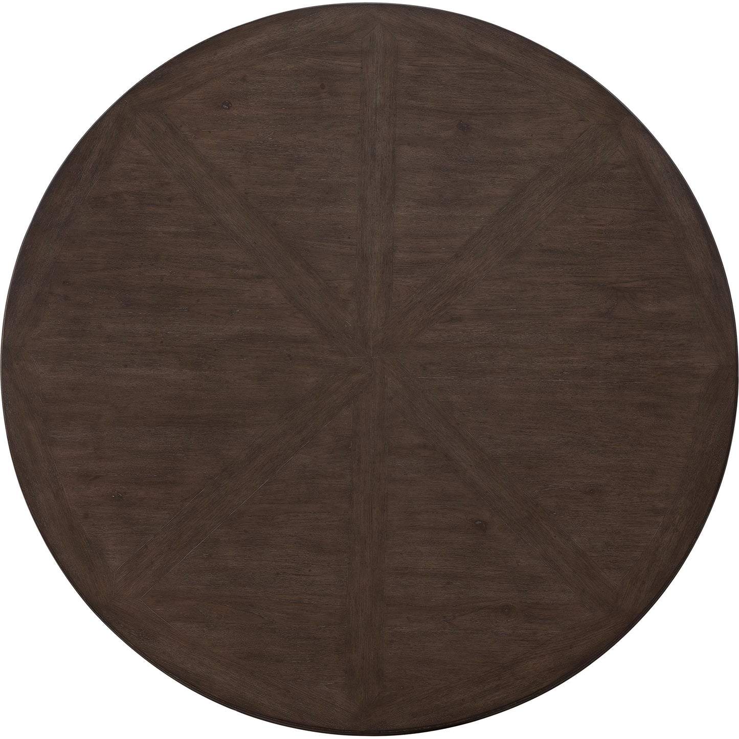 003 SI-2143468 | Additional Silo | Revival Row Round Table by Pulaski Furniture in chimney smoke. Made from rubberwood in a traditional style.