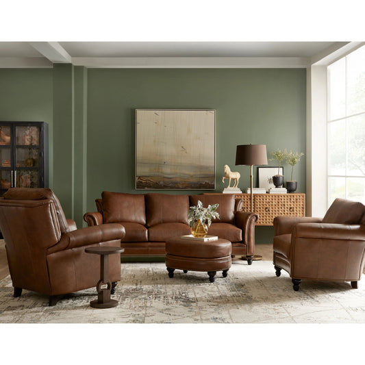 Richardson High Leg Reclining Lounger by Hooker Furniture in plantation. Made from unique in a traditional style.