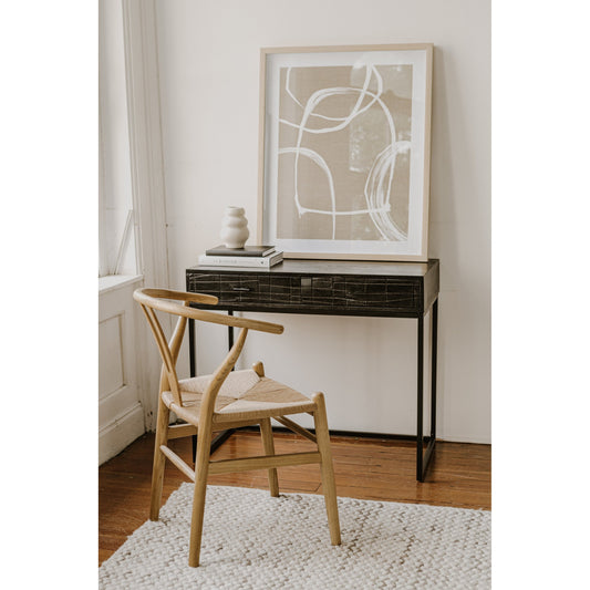 Atelier Desk by Moe's Home Collection. Made from solid acacia wood, iron in a transitional style.