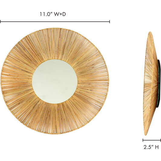 Remi Mirror by Moe's Home Collection. Made from iron, mirror in a modern style.