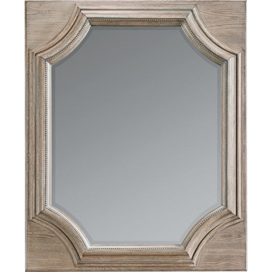 001 SR-881765 | Primary Silo | Arch Salvage Searles Mirror by A.R.T. Furniture in brown and parch. Made from parrawood solids, cathedral elm veneers in a cottage & farmhouse style.