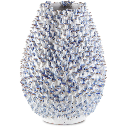 001 SI-1894423 | Primary Silo | Milione Vase by Currey and Company. Made from ceramic in a coastal style.