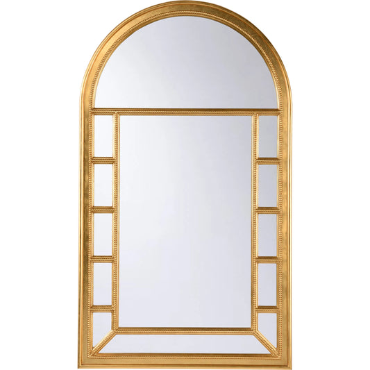 001 SI-2533945 | Primary Silo | Trumeau Mirror by Chelsea House in gold and antique gold leaf, clear, plain. Made from unique in a unique style.