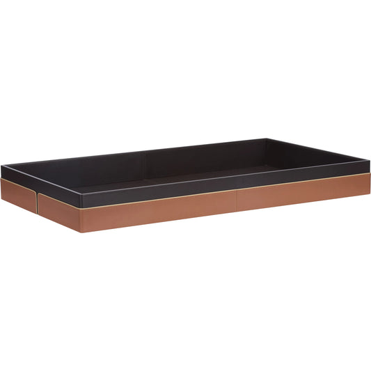 001 SI-2533941 | Primary Silo | Thisbe Leather Tray by Chelsea House in brown, black and brown, black. Made from unique in a unique style.