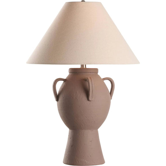 001 SI-2533887 | Primary Silo | Noor Table Lamp by Chelsea House in brown and taupe glaze. Made from unique in a unique style.
