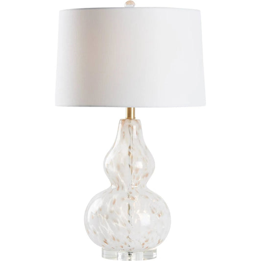 001 SI-2533826 | Primary Silo | Emilio Table Lamp by Chelsea House in white, cream and mottled cream, clear. Made from unique in a unique style.