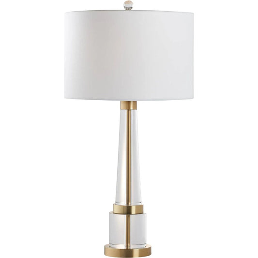 001 SI-2533814 | Primary Silo | Cleo Table Lamp by Chelsea House in gold and clear, brushed brass. Made from unique in a unique style.