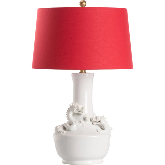 001 SI-2533901 | Primary Silo | Pinyin Table Lamp by Chelsea House in white glaze. Made from unique in a unique style.