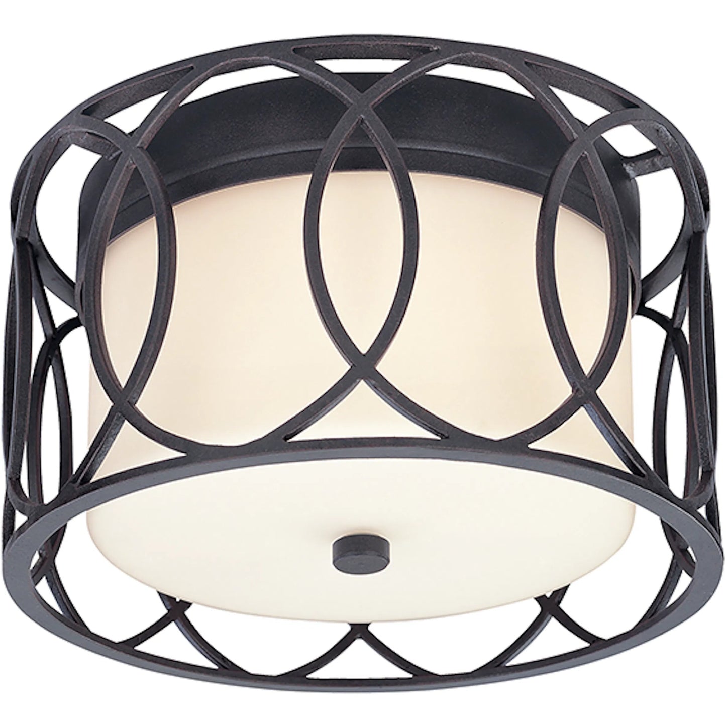 001 SI-2328307 | Primary Silo | Sausalito Flush Mount by Troy in textured iron. Made from hand worked iron in a cottage & farmhouse style.