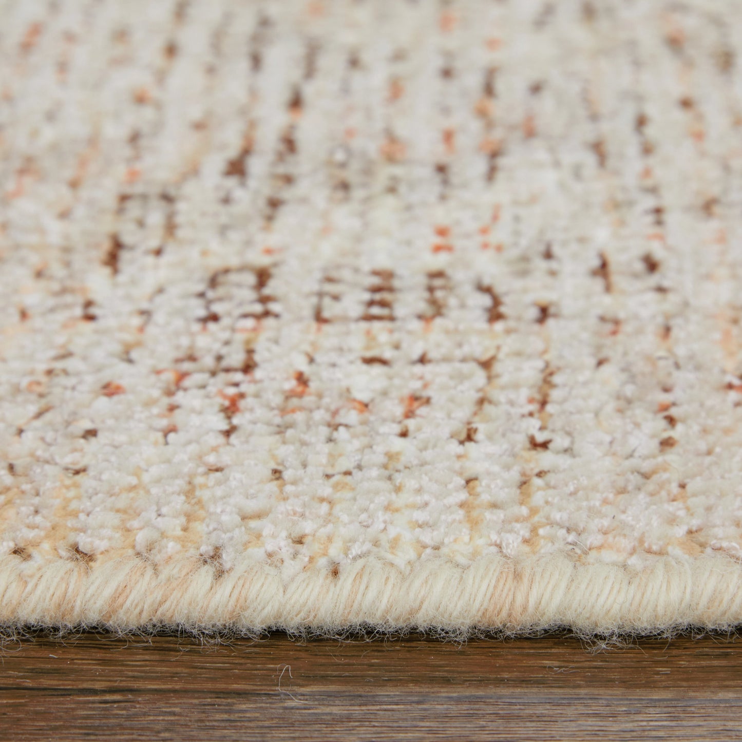 007 SI-2158705,SI-2158706,SI-2158707,SI-2158708,SI-2158709,SI-2158710 | Closeup | Caldwell Rug - 8798977F by Feizy in orange, tan, ivory. Made from wool, viscose in a unique style.