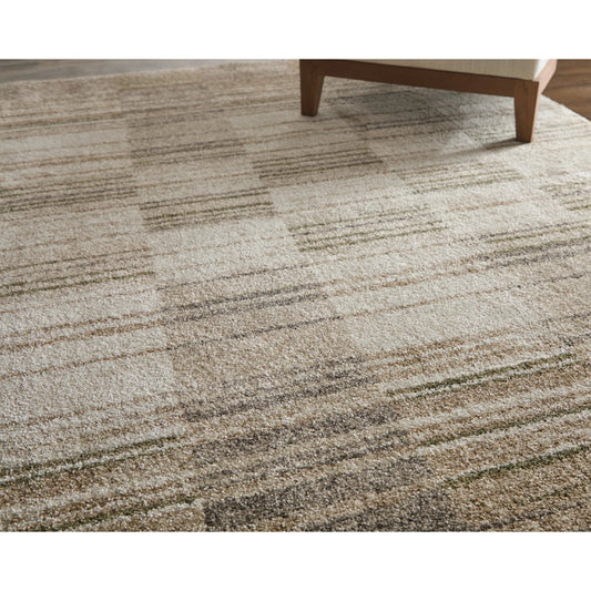 Richmond Geometric RCH39R3F Rug by Feizy in ivory, gray, tan. Made from polypropylene in a unique style.
