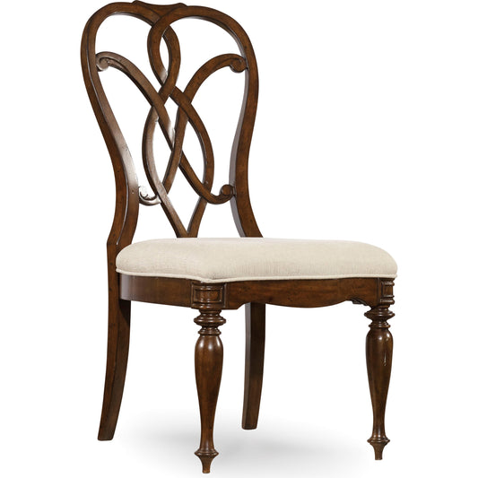 Leesburg Splatback Side Chair (Set of 2) by Hooker Furniture in mahogany, alabaster. Made from fabric in a traditional style.