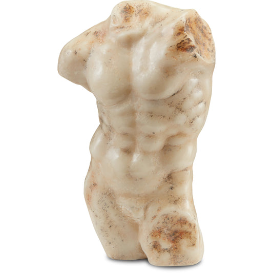 001 SI-1894142 | Primary Silo | Ancient Greek Torso by Currey and Company in aged beige. Made from composite in a traditional style.