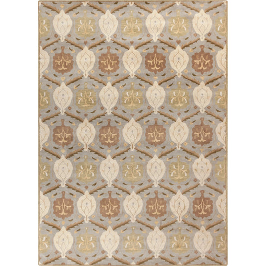000 45927-9467,45927-9472,45927-9474,45927-9479 | Primary Silo | Caesar CAE-1122 Rug by Surya in ivory, taupe, brown, tan, dusty sage. Made from 100% wool in a unique style.