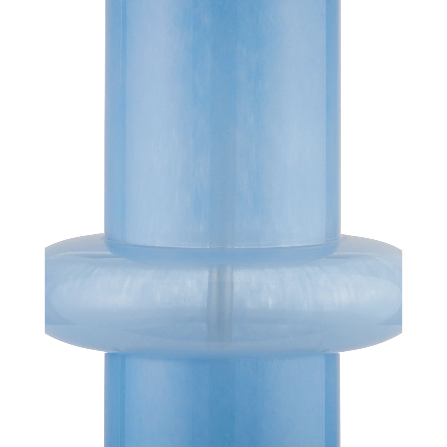 002 SI-2191645 | Additional Silo | Aquaviva Table Lamp by Currey and Company in blue, clear, polished nickel. Made from glass, optic crystal, metal in a modern style.
