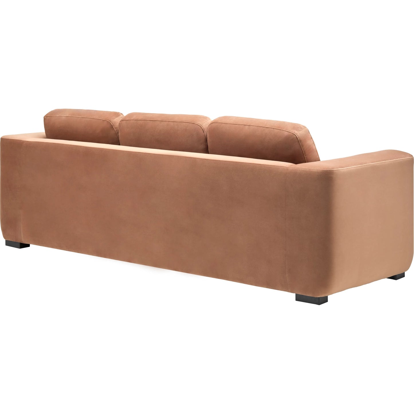 002 SI-2244405 | Additional Silo | Cahill Sofa by Surya in black, camel. Made from polyester, rubber wood, polyurethane foam, dacron in a transitional style.