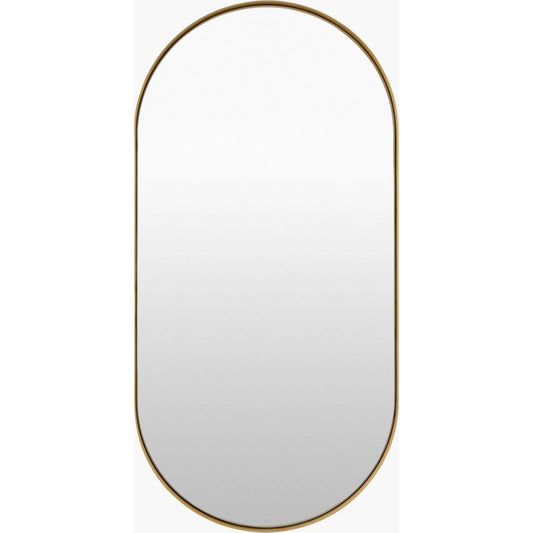 Carbondale Oval Accent Mirror by Livabliss in matte. Made from iron in a transitional style.